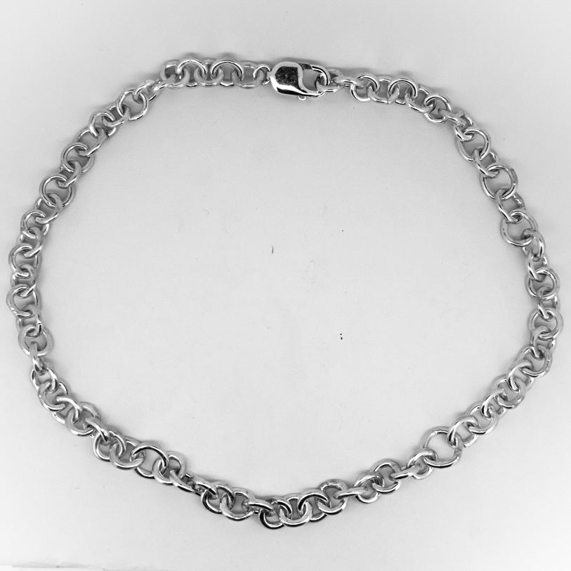 Round Link Silver Chain